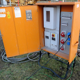 Baustrom bei WW-Elektrotechnik e.K. in Rieneck