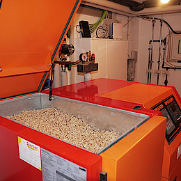 Pelletheizung bei WW-Elektrotechnik e.K. in Rieneck