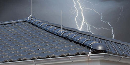 Äußerer Blitzschutz bei WW-Elektrotechnik e.K. in Rieneck